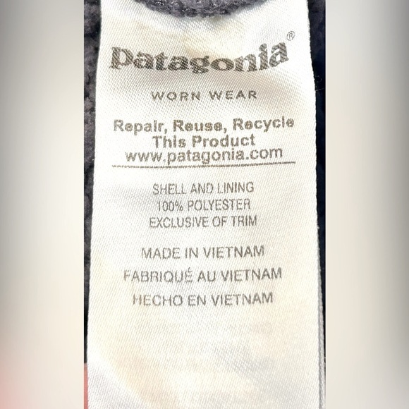 Patagonia Los Gatos 1/4 Zip Fleece Pullover Sweater in Smolder Blue, Size Small - Picture 11 of 14